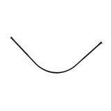 Curved Curtain Rod Clothing Hanger Curtain Pole for Home Laundry Room Closet 70to95cm 70to95cm