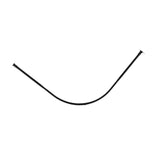 Curved Curtain Rod Clothing Hanger Curtain Pole for Home Laundry Room Closet 70to95cm 70to95cm