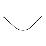 Curved Curtain Rod Clothing Hanger Curtain Pole for Home Laundry Room Closet 70to95cm 90to130cm