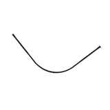Curved Curtain Rod Clothing Hanger Curtain Pole for Home Laundry Room Closet 70to95cm 90to130cm