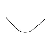 Curved Curtain Rod Clothing Hanger Curtain Pole for Home Laundry Room Closet 70to95cm 105to165cm