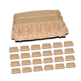 Maxbell 25Pcs Egg Cartons for Chicken Eggs Egg Tray Holders for Home Kitchen Camping
