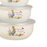 Maxbell 5x Enamel Bowls Multipurpose Prepared Bowls for Decorative Ice Cream Noodles Bunny