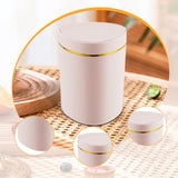 Maxbell Desktop Small Trash Can with Lid Compact Waste Basket for Dorm Bedroom Table Pink