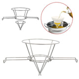 Maxbell Oil Filter Holder Commercial Cone Frame for Kitchens Food Trucks Restaurants