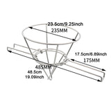 Maxbell Oil Filter Holder Commercial Cone Frame for Kitchens Food Trucks Restaurants