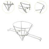 Maxbell Oil Filter Holder Commercial Cone Frame for Kitchens Food Trucks Restaurants