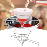 Maxbell Oil Filter Holder Commercial Cone Frame for Kitchens Food Trucks Restaurants