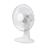 Maxbell Desk Fan UK Plug White 3 Speeds Adjustable for Bedroom Dormitories