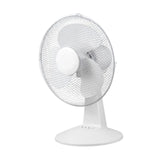 Maxbell Desk Fan UK Plug White 3 Speeds Adjustable for Bedroom Dormitories