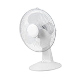 Maxbell Desk Fan UK Plug White 3 Speeds Adjustable for Bedroom Dormitories