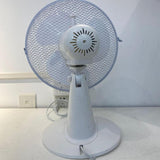 Maxbell Desk Fan UK Plug White 3 Speeds Adjustable for Bedroom Dormitories