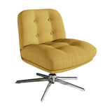 Maxbell Armless Office Chair Soft Swivel Accent Chair for Office Furniture Apartment