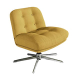 Maxbell Armless Office Chair Soft Swivel Accent Chair for Office Furniture Apartment