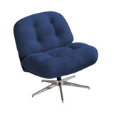 Maxbell Armless Office Chair Modern Soft Reading Chair for Make up Bedroom Apartment