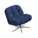 Maxbell Armless Office Chair Modern Soft Reading Chair for Make up Bedroom Apartment