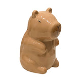Maxbell Cute Ceramic Capybara Shaped Tissue Box for Kitchen Countertop Bedside Table Sitting
