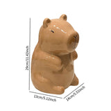 Maxbell Cute Ceramic Capybara Shaped Tissue Box for Kitchen Countertop Bedside Table Sitting