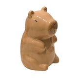 Maxbell Cute Ceramic Capybara Shaped Tissue Box for Kitchen Countertop Bedside Table Sitting