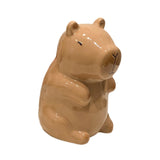 Maxbell Cute Ceramic Capybara Shaped Tissue Box for Kitchen Countertop Bedside Table Sitting