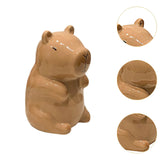 Maxbell Cute Ceramic Capybara Shaped Tissue Box for Kitchen Countertop Bedside Table Sitting