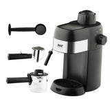 Italian Coffee Maker Compact 1-4 Cup Espresso and Cappuccino Machine