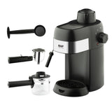 Italian Coffee Maker Compact 1-4 Cup Espresso and Cappuccino Machine
