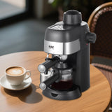 Italian Coffee Maker Compact 1-4 Cup Espresso and Cappuccino Machine