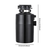 Maxbell Garbage Disposal 1/2HP Easy Install Compact Garbage Grinder for Kitchen Sink