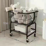 Maxbell Laundry Basket Laundry Basket on Wheels Laundry Hamper Home Office Household