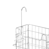 Maxbell Shower Caddy Folding Detachable Wall Hanging Rack for Home Dorm Room Laundry