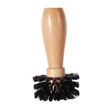 Maxbell Espresso Machine Portafilter Brush Wood Handle Lightweight Washable 6x12.5cm