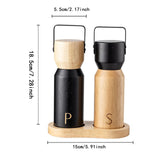 Maxbell Seasoning Grinder Easy Clean Professional Wood Mill for Home Outdoor Kitchen