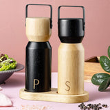 Maxbell Seasoning Grinder Easy Clean Professional Wood Mill for Home Outdoor Kitchen