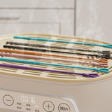 Maxbell 2 Pieces Silicone Straw Cleaner Brushes Reusable for Drinking Straw Keyboard Grey