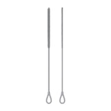 Maxbell 2 Pieces Silicone Straw Cleaner Brushes Reusable for Drinking Straw Keyboard Grey