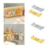 Maxbell Shower Shelf Toiletries Organization Punch Modern Bathroom Storage Rack blue and yellow