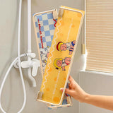 Maxbell Shower Shelf Toiletries Organization Punch Modern Bathroom Storage Rack blue and yellow
