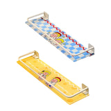 Maxbell Shower Shelf Toiletries Organization Punch Modern Bathroom Storage Rack blue and yellow