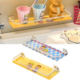 Maxbell Shower Shelf Toiletries Organization Punch Modern Bathroom Storage Rack blue and yellow