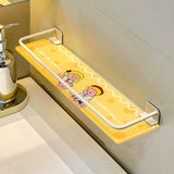 Maxbell Shower Shelf Toiletries Organization Punch Modern Bathroom Storage Rack yellow