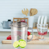 Maxbell Water Pitcher Summer Versatile Household Ice Tea Kettle for Ice Tea Lemonade 1800ml 19.5cmx11.5cm