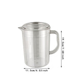 Maxbell Water Pitcher Summer Versatile Household Ice Tea Kettle for Ice Tea Lemonade 1800ml 19.5cmx11.5cm