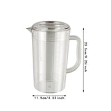 Maxbell Water Pitcher Summer Versatile Household Ice Tea Kettle for Ice Tea Lemonade 2000ml 23.5cmx11.5cm
