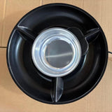 Maxbell Electric Fondue Pot Set EU Plug Kitchen Gadgets for Dippings Entrees Candies Black