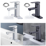 Maxbell Waterfall Bathroom Sink Tap Mixer Bathroom Faucet for Sink Farmhouse Silver