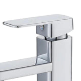 Maxbell Waterfall Bathroom Sink Tap Mixer Bathroom Faucet for Sink Farmhouse Silver
