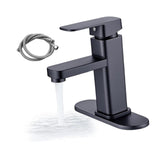 Maxbell Waterfall Bathroom Sink Tap Mixer Bathroom Faucet for Sink Farmhouse Black