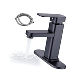Maxbell Waterfall Bathroom Sink Tap Mixer Bathroom Faucet for Sink Farmhouse Black