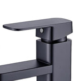Maxbell Waterfall Bathroom Sink Tap Mixer Bathroom Faucet for Sink Farmhouse Black